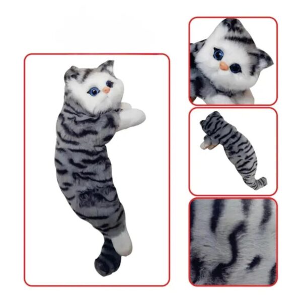 615Z94nUEQL._SL1500_.jpg Tickles Cat Soft Stuffed Plush Animal Toy for Kids Boys & Girls Birthday Gifts (Size: 30 cm Color: Grey)