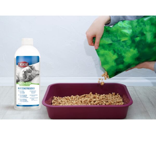 Trixie Simple'n'Clean Cat Litter Deodorizer, Fragrance-Free Odor Neutralizer, Prolongs Litter Life, Ideal for Multi-Cat Homes - 750g