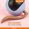 617B9HfCfGL._SL1190_.jpg BarkButler X FOFOS Whirli Cat Toy - Interactive Cat Toys, Toys for Kitten and Adult Cats