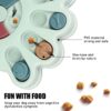Foodie Puppies Pet Puzzle Toy for Dispensing Treats, Pet Toys Game for Training and Slow Feed, Non-Slip Feeder Designed for Dog, Puppies, Cats & Kittens Color May Vary (Paw Shape)