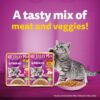 618LME7aAML._SL1100_.jpg Whiskas Tasty Mix Kitten (2-12 Months) Wet Cat Food, Seafood Cocktail Carrot Flavour in Gravy, 70 g x 14, 100% Complete & Balanced Nutrition for Kittens