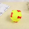 Dog Trust Squeaky Toys for Puppy,Bone Design Ball Shaped Teething, Dog Chew Christmas Small Dogs Squeaker Latex Rubber Soft Ball Chewing Teething Fetching Toy Gifts for Puppy Medium Dog