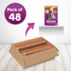619HXD9tdIL._SL1000_.jpg Whiskas Wet Cat Food for Adult Cats (1+Years), Chicken in Gravy Flavour, 48 Pouches (48 x 85g) & Cat Treat, Tasty Chicken Flavour - 85 g