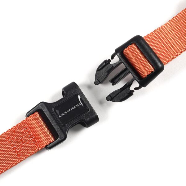 Heads Up For Tails Classic Nylon Dog H Harness - Orange - L