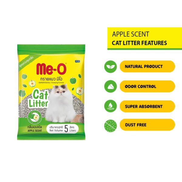 ME-O CAT Litter Apple 5 Liter