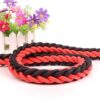 Woofy Heavy Duty Dog Tough Nylon Braided Dog Leash for Medium Dogs Maxi Dogs & Large Dogs, Heavy Leash & Heavy Hook (Red & Black)