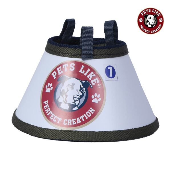 Petslike Elizabethan Collar (Size 7-For Cats and small Dogs), Off White (PL5195)