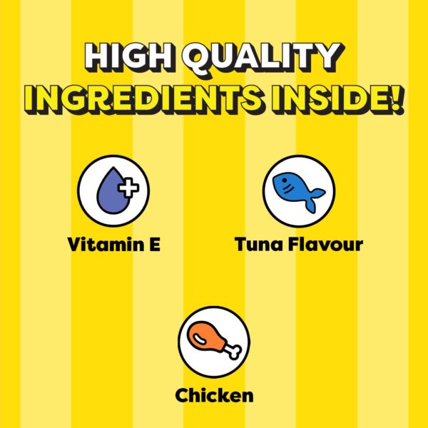 Temptations Creamy Purrrrr-ée Lickable Cat Treats, Salmon & Cheese Flavour, 48 G, Made with Real Fish, Goodness of Protein, Vitamins & Minerals,All Life Stages