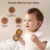 Cute Cat Silicone Baby Teether - Cat Remote Control Shape Food Grade Teething Toy for Babies - Sensory Teething Toy, Remote Teether for Babies (Pink)