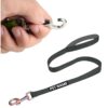Personalized Dog Leash with Soft Padded Heavy-Duty Leash | for 3-15Kg Dogs - Shih tzu, Pug, Poodle (S, Black)