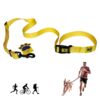A+a Pets’ Hands Free Adjustable Dog Leash | Waist Tie-up, A+a Pets’ Hands Free Adjustable Dog Leash | Waist Tie-up, Lightweight, Adjustable, Durable Nylon for Running, Hiking, Jogging & Walking (NYellow)