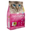 OdourLock Baby Powder Scented Ultra Premium Cat Litter -Blocks Ammonia, Dust-Free, Extra-Hard Clumping, 40-Day Odor Control, Quick Absorption, No Tracking, Multi-Cat Friendly, Made in Canada 12kg