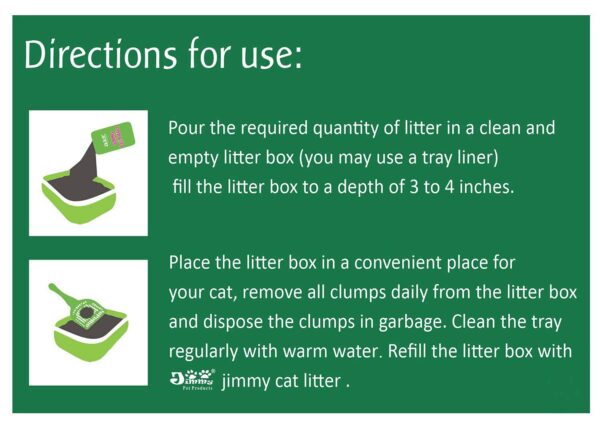 JiMMy Pet Products Clumping Bentonite Cat Litter Sand Fine Litter Sand for cat (6 Kg)