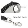 61EkcG7SZiL._SL1500_.jpg Priyadarshi Retractable Dog Lead Extending Leash - Extension Lead with Anti-Slip Brake | Anti-Twist Lobster Clip | Soft Grip Handle - for Small, Medium, Large Pets - 5 Metre Randon Color