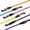 Heavy Duty Nylon Dog Leash, Anti Slip Padded Handle Long Dog Leash, Highly Reflective Leash for Dogs, Dog Rope for Small & Medium Dogs, Dog Training Leash, Black, 10MM 5 Feet Long.