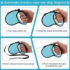 61GJzhMFlFL._SL1001_.jpg Smart Pet Leash Automatic with Padded Feature and Feather Decoration for Dogs Dog Traction Rope Chain Automatic Retractable Dog Walking Rope Pet Leashes Retractable Pet Leash (3M-15Kg)