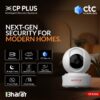 61GzzVYHh1L._SL1200_.jpg CP PLUS 3MP Resolution Smart Wi-fi CCTV Home Security Camera | 360° View | Motion Tracking | 2-Way Talk | Cloud & SD Card Support | CTC Cyber Secure Tech | 15M Night Vision | CP-E31Q