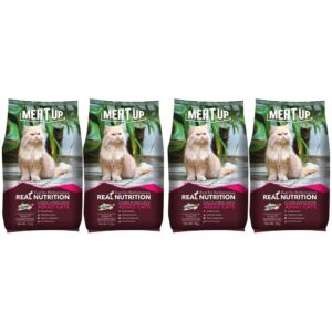 Meat Up Adult Cat Food, Ocean Fish - 1.2 kg Pack (Buy 1 GET 1 Free) & Meat Up Adult Cat Food, Ocean Fish - 3 kg Pack (Buy 1 GET 1 Free)