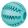 TRIXIE Denta Fun Ball Dog Toy, Made with Non-Toxic Natural TRIXIE Denta Fun Ball Dog Toy, Made with Non-Toxic Natural Rubber, Massages Dogs Gums, Cleans Teeth & Promotes Dental Hygiene, Prevents Further Build-up of Plaque & Tartar - 5 cm