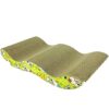 Cature Care by Nature Scratcher Toy for Cats Meow Board with a Curved Wave Design Satisfy Your kitty's Natural Scratching Instinct Made of Environmental Friendly Material