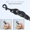 61Ig-j-SVQL._SL1500_.jpg Neville Premium and Strong 5 feet Long Dog Collar Leash for Large Dogs with Padded Handle and Highly Reflective Straps Dogs Perfect for Harness and Neck Collar Belts (15 to 80 kgs) Black
