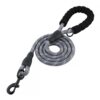 Reflective Rope Dog Leash – Durable, High-Visibility Pet Leash for Safe Walks Grey (Pack of - 1)