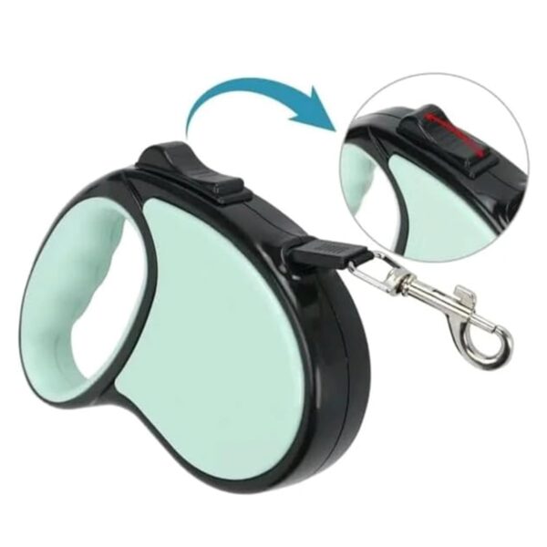 61K9h5ZH5L._SL1500_.jpg Priyadarshi Retractable Dog Lead Extending Leash - Extension Lead with Anti-Slip Brake | Anti-Twist Lobster Clip | Soft Grip Handle - for Small, Medium, Large Pets - 5 Metre Randon Color