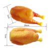 Sage Square Dog Chew Toy Turkey Chicken Interactive Sounding Teeth Pet Training Biting Toys