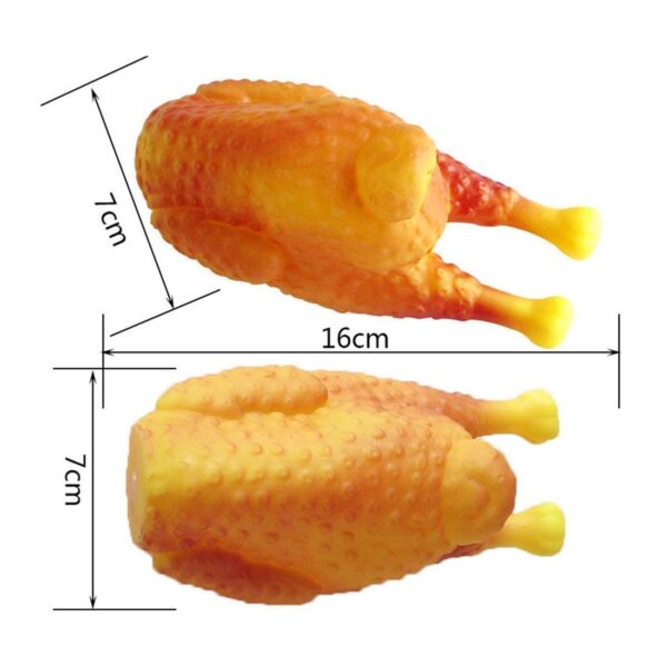 Sage Square Dog Chew Toy Turkey Chicken Interactive Sounding Teeth Pet Training Biting Toys