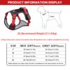 61KdDvLeL4L._SL1024_.jpg Qpets® No Pull Dog Harness with Safety Reflective Strip Quick Release Buckle Adjustable Size Easy Control Handle for Medium Large Dog (Red, XL, Recommended Weight: 22.5kg-45kg)