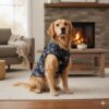 Lulala Winter Dog Jacket with Harness | Waterproof Dog Jacket with Zipper | Reflective Cold Weather Coat for Small, Medium, and Large Dogs