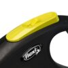 61L0Gb52GJS._SL1500_.jpg Flexi Retractable Dog Leash, New Neon Tape Leash, 5m/16 ft, Holds up to 25 kg | Anti-Slip Grip Handle, One-Hand Brake System | Suitable for Medium Dogs | Yellow