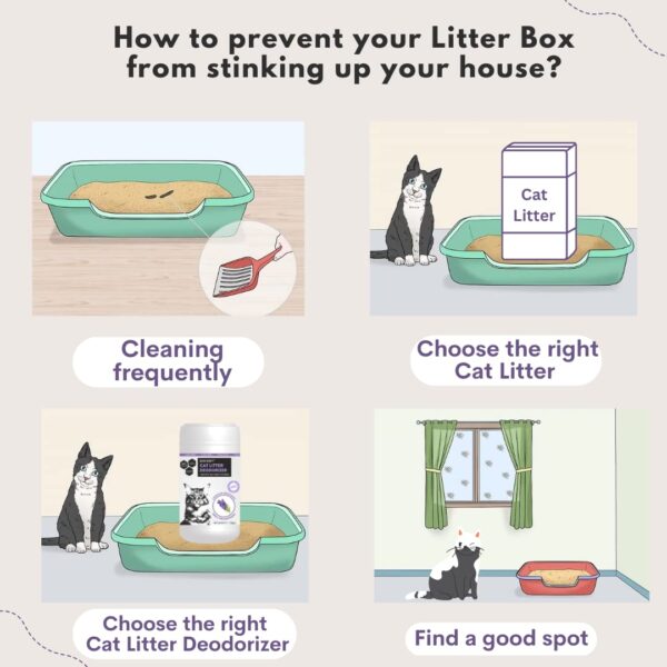 Eco Soft Cat Litter Deodorizer 750gms | Lavender Fragrance | Odour Eliminating Powder | Suitable for All Types of Litter | Longer Lasting Odour Control | Strong Cat Urine Smell Remover