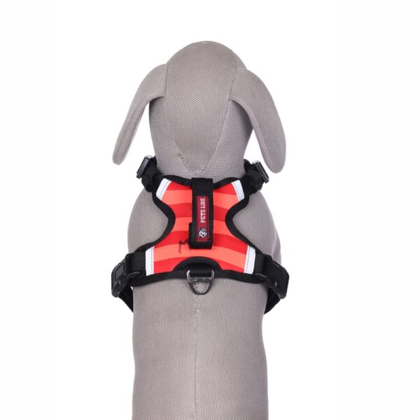 Dog Padded Harness| Easy Control Handle for Small, Medium & Large Dogs| Dog Harness Comes with Red-Orange Mix Color for Small Size Dogs