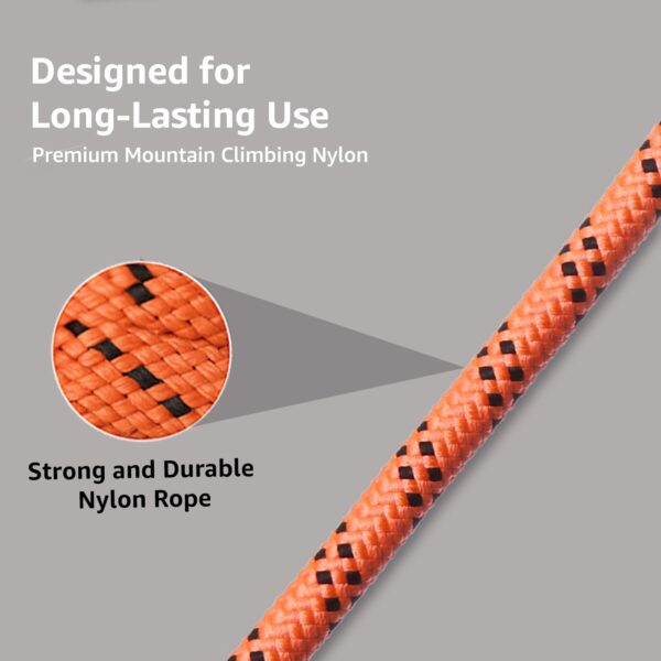 61N-pEvYjDL._SL1500_.jpg amazon basics, Heavy Duty Reflective Dog Leash 4ft /122 cm Long Nylon Rope Leash with Anti-Slip Padded Handle for Medium & Large Dogs Durable Training Leash | 12 mm Thicknes | Orange