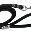 PSK PET MART Dog Combo Pack of Harness, Neck Collar Belt and Rope Set (Black, Medium)