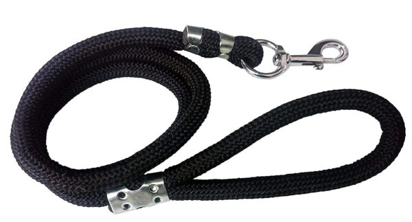 PSK PET MART Dog Combo Pack of Harness, Neck Collar Belt and Rope Set (Black, Medium)