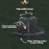 Dog Harness Tactical Dog Reflective Vest with Leash Pet Harness Military Standard Grade Material All Dog Breeds (Medium)
