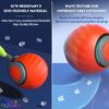 Interactive Cat Toy Ball with Tail | USB-C Rechargeable, No Batteries Required | 360° Rotating Ball for Playing & Excercising | Encourages Cat's Hunting Instincts