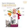 61O59lChfL._SL1200_.jpg Grain Zero Adult Dry Cat Food 1.2kg | Ocean Fish, Sardine & Mackerel | 48% Fresh Fish Inclusion, No Grain Formula, Gluten-Free | Promotes Healthy Skin & Coat | All Breeds