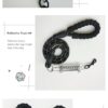 Strong Dog Leash with Comfortable Padded Handle, Spring and Highly Reflective Threads for Small Medium and Large Dogs