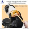 61P-0VQq9BL._SL1024_.jpg A+a Pets' 2in1 No Pull Dog Harness & Leash Combo | Handsfree Multi Function Pet Vest with Built-in Retractable Leash | Automatic Comfortable Body Belt (XL, Orange)