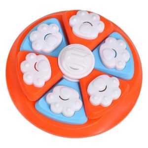 Cature Dog Puzzle Feeder Bowl Dog Treat Dispenser Bowl Slow Cature Dog Puzzle Feeder Bowl Dog Treat Dispenser Bowl Slow Feeding Dog Bowl Dog Treat Puzzle Dog Puzzle Toy Interactive Dog Toy for Small, Medium and Large Size Dogs(Color-Orange)