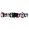 Lana Paws Polyester Googly Eyes Durable Fabric Dog Collar Belt For Large Dogs_Pack Of 1, Blue,24X1.5 Inch