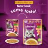 61PoHefURFL._SL1100_.jpg Whiskas Tasty Mix Adult (1+ year) Wet Cat Food, Seafood Cocktail Wakame Seaweed in Gravy, 70 g, Cat Food Made with Real Fish, Complete & Balanced Nutrition for Adult Cats