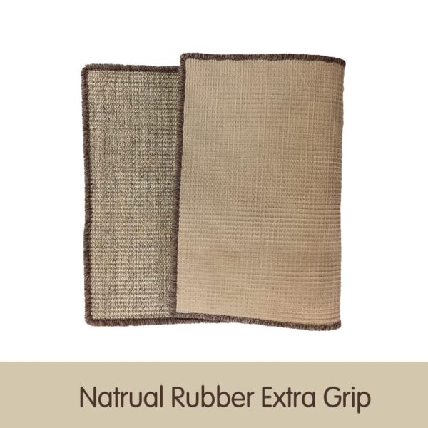 Mats Avenue Cat Litter Box and Tray Mat Natural Sisal Hand Made Beige Color with Wool Yarn End Finishing (45x75 CM)