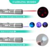 61QMi4LS8L._SL1500_.jpg Cat Chasing Toy, USB Laser Pointer for Chasing Interactive Cat Toy 3 in 1 Laser Pen Checking Cat Skin/White Light Illumination