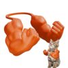 61QZXG6kWdL._SL1500_.jpg Cat Muscle Arm, Funny Pet Costume Accessory for Cats, Creative Cat Toy for Halloween Parties, Photo Shoots and Social Media Content(Orange)