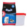 Drools Kitten Dry Cat Food, Mackerel Flavour 1 kg with Free Container Pack