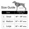 Dog Harness with Name id Customized for Dogs Large Medium Small Puppy All Breeds No Pull Harness Reflective Vest Harness Belt Adjustable with Personalized Dog Name (Black) (Large Dogs)